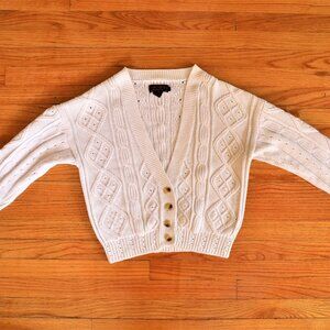 Vintage Eddie Bauer Women's Cable Knit Cardigan